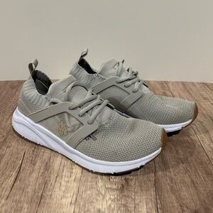 Polo by Ralph Lauren Gray Knit Sneakers